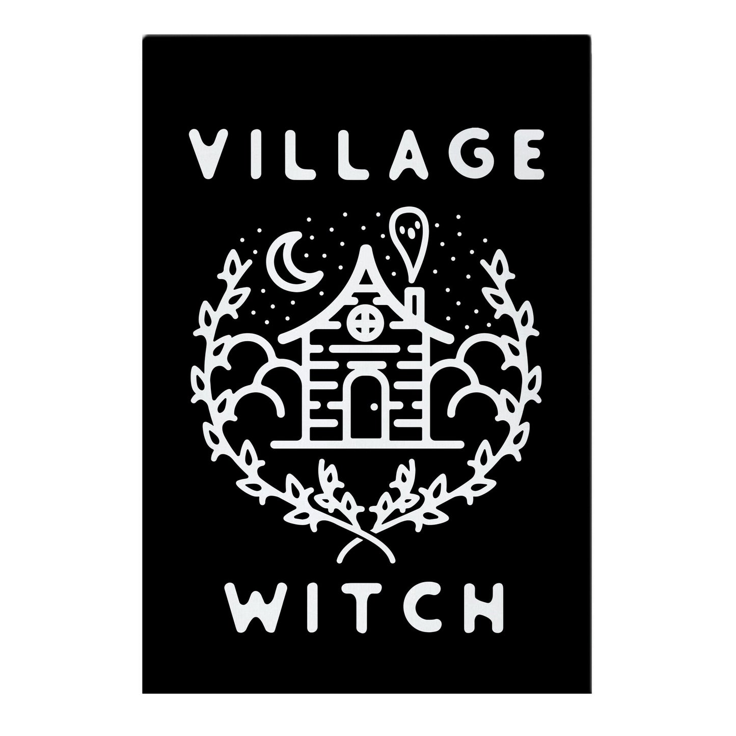 Village Witch Garden Flag