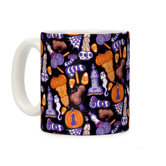 Halloweenies Pattern Coffee Mug