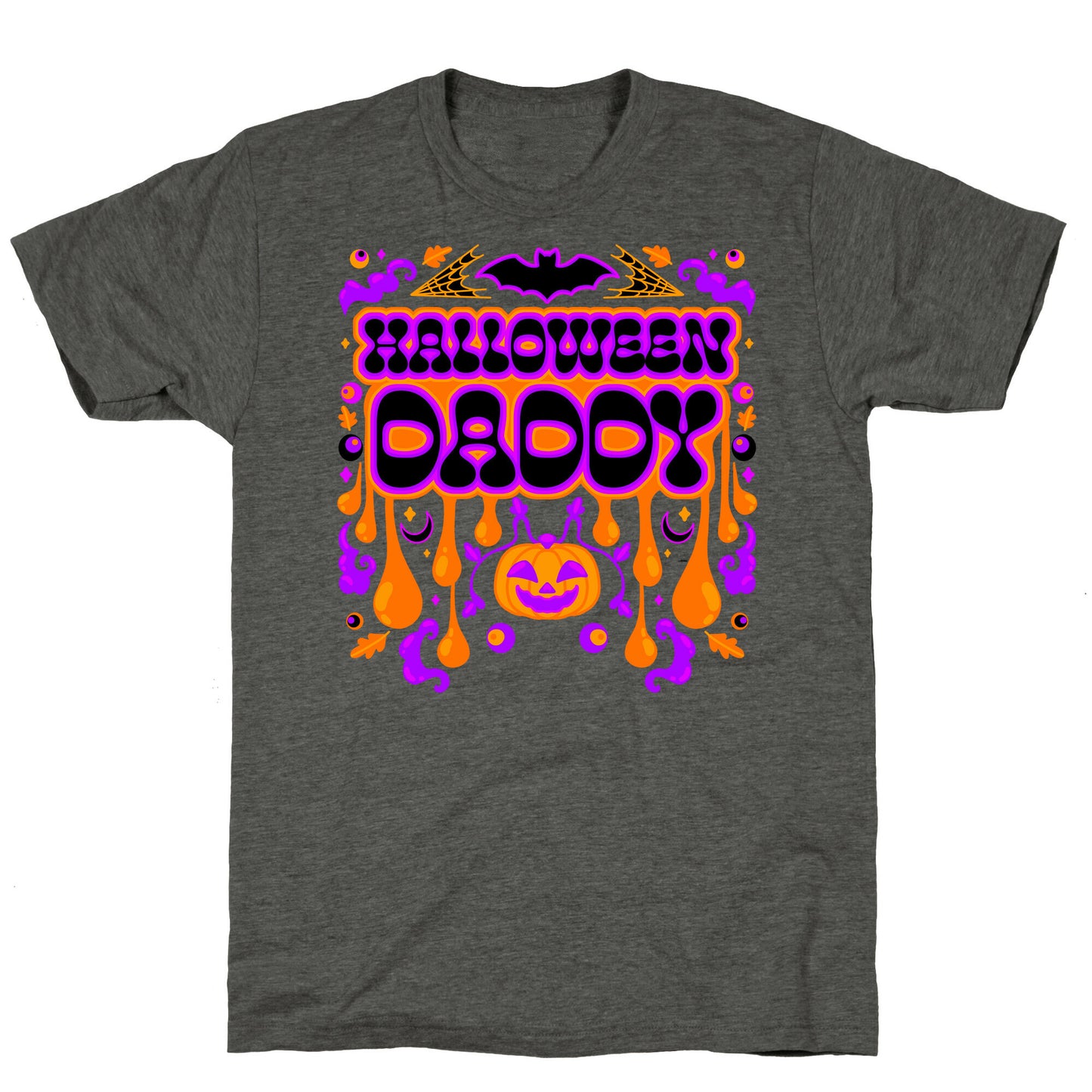 Retro Halloween Daddy Unisex Triblend Tee