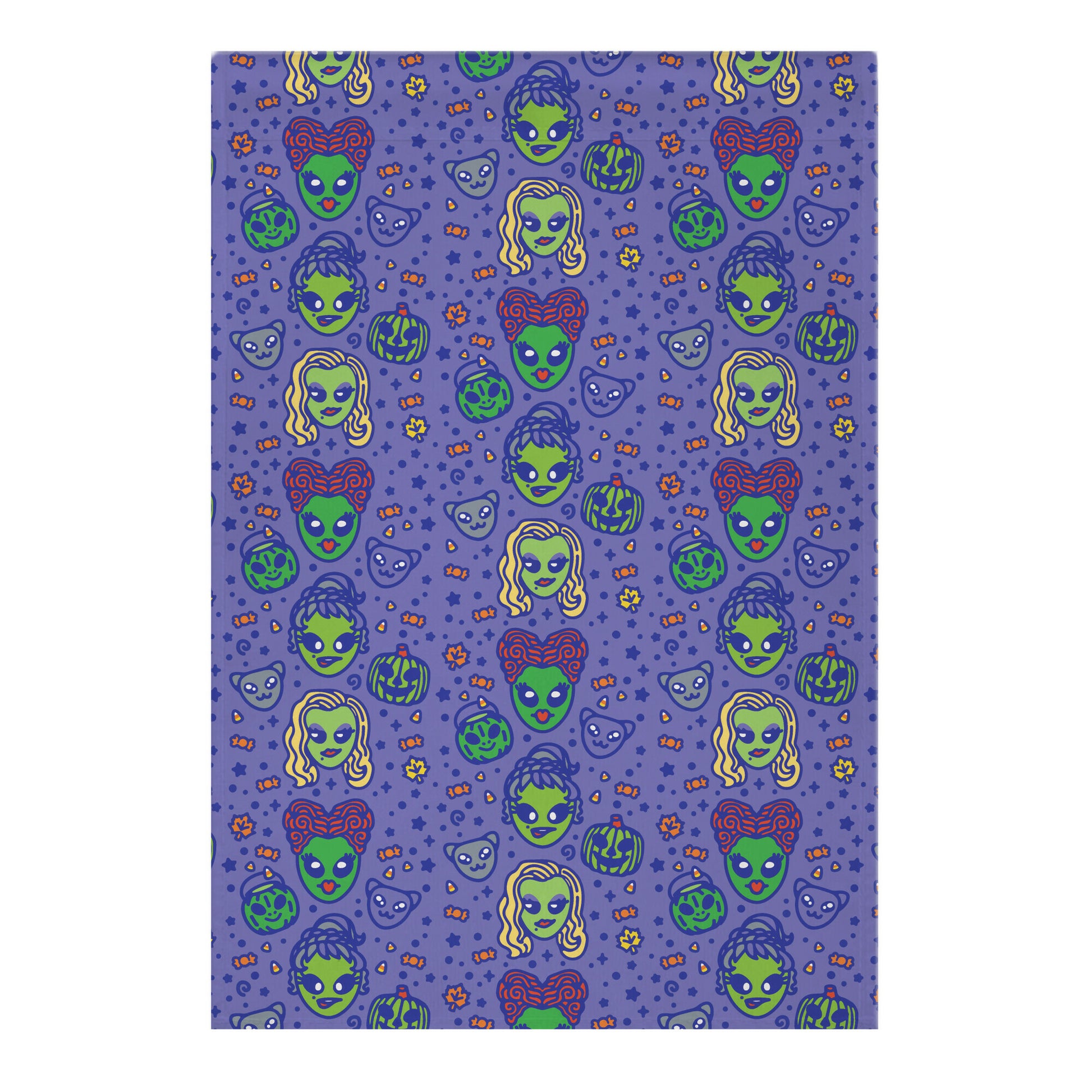 Witch Alien Sisters Parody Garden Flag
