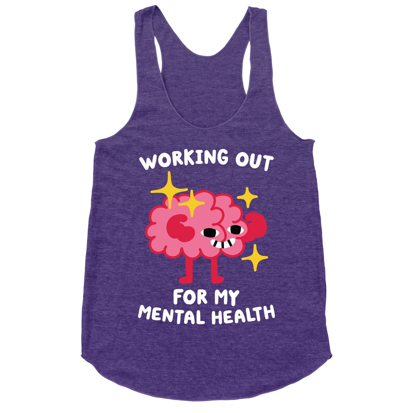 Working Out For My Mental Health Racerback Tank
