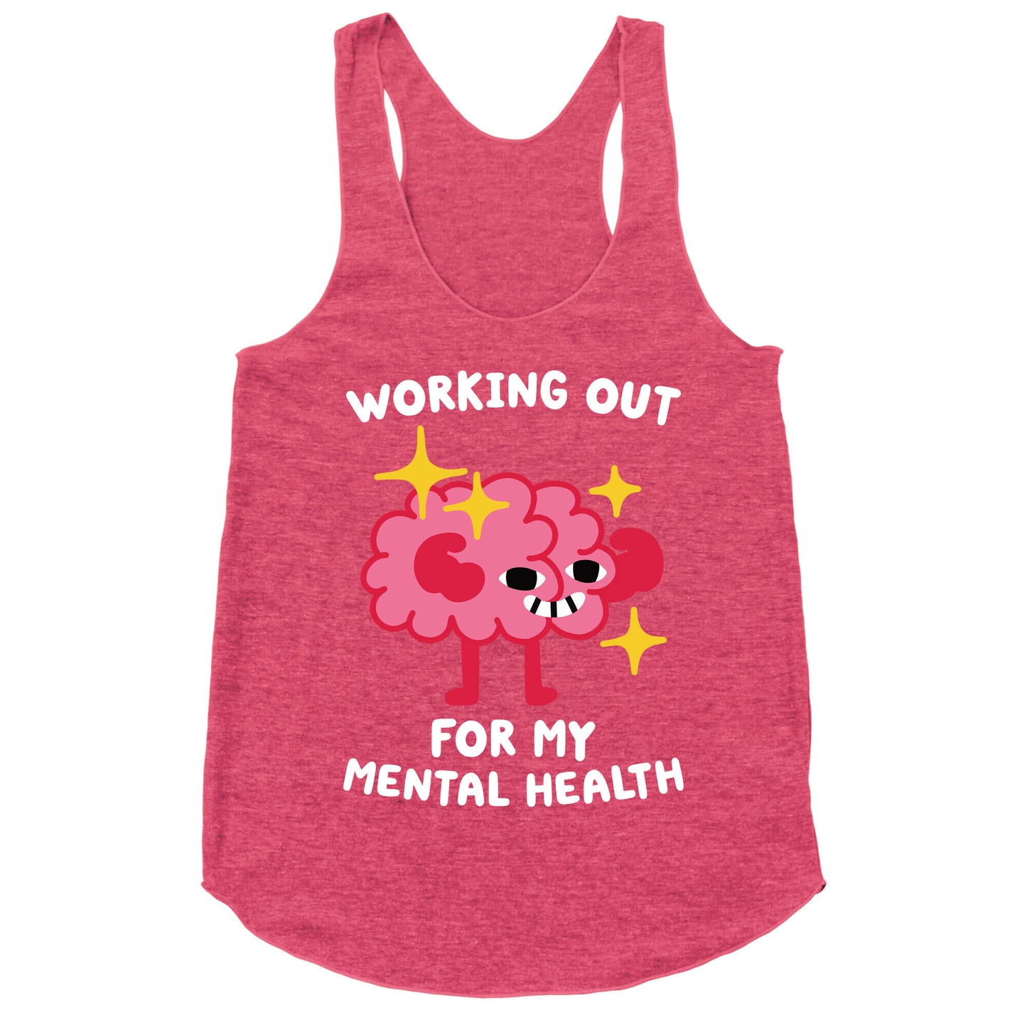 Working Out For My Mental Health Racerback Tank