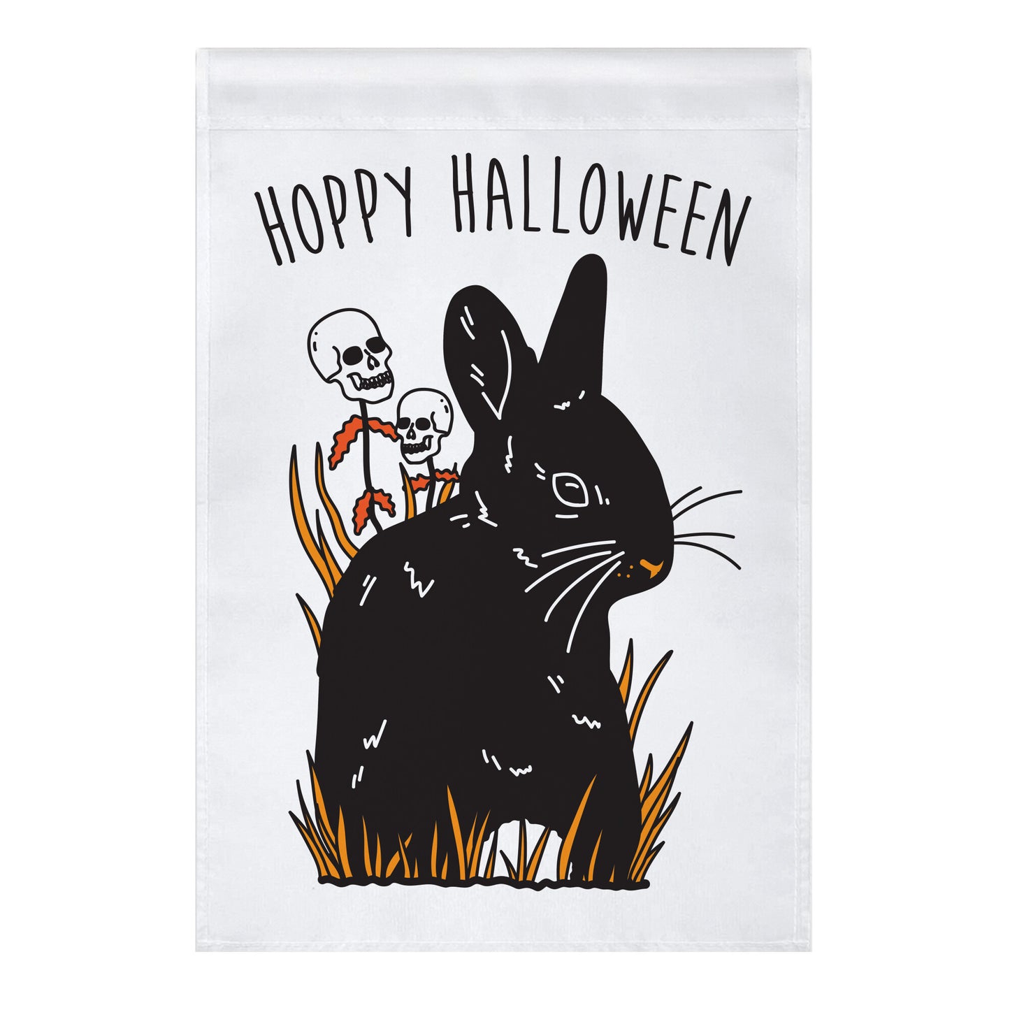 Hoppy Halloween Garden Flag