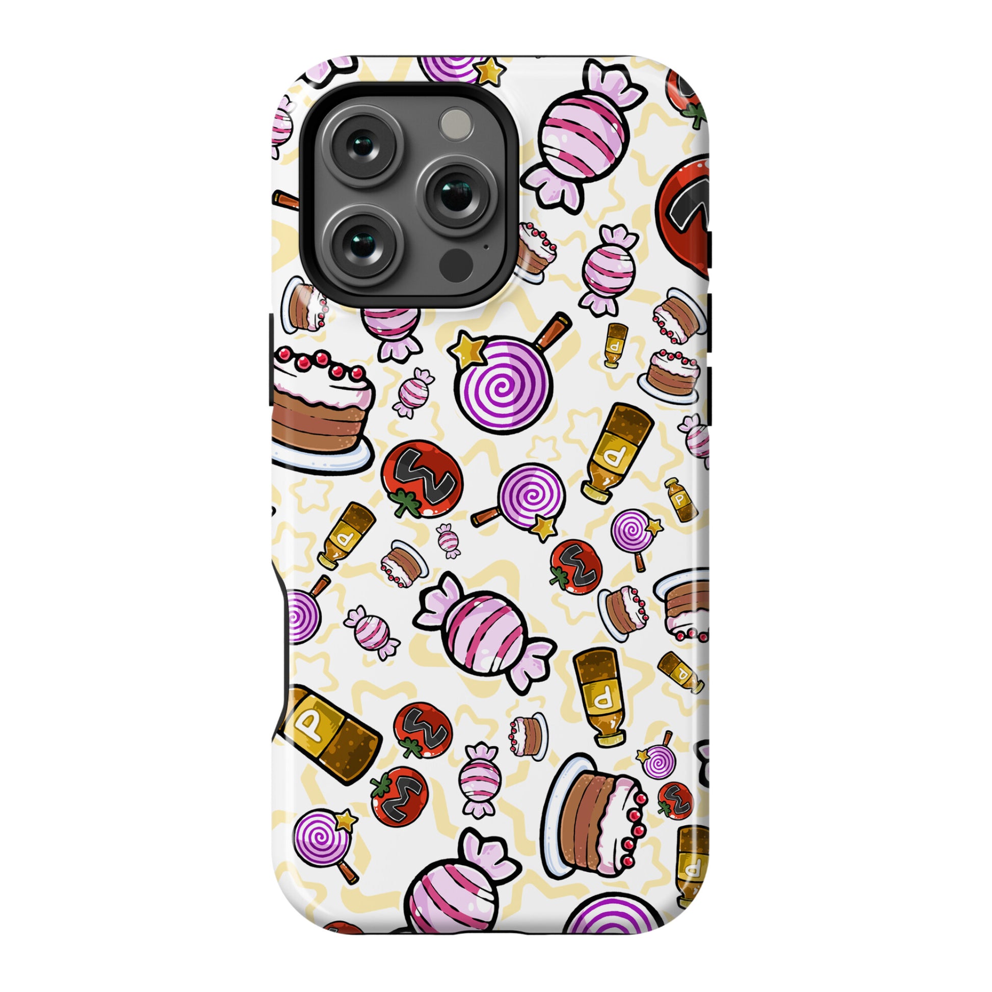 Kirby Munchies Pattern Phone Case
