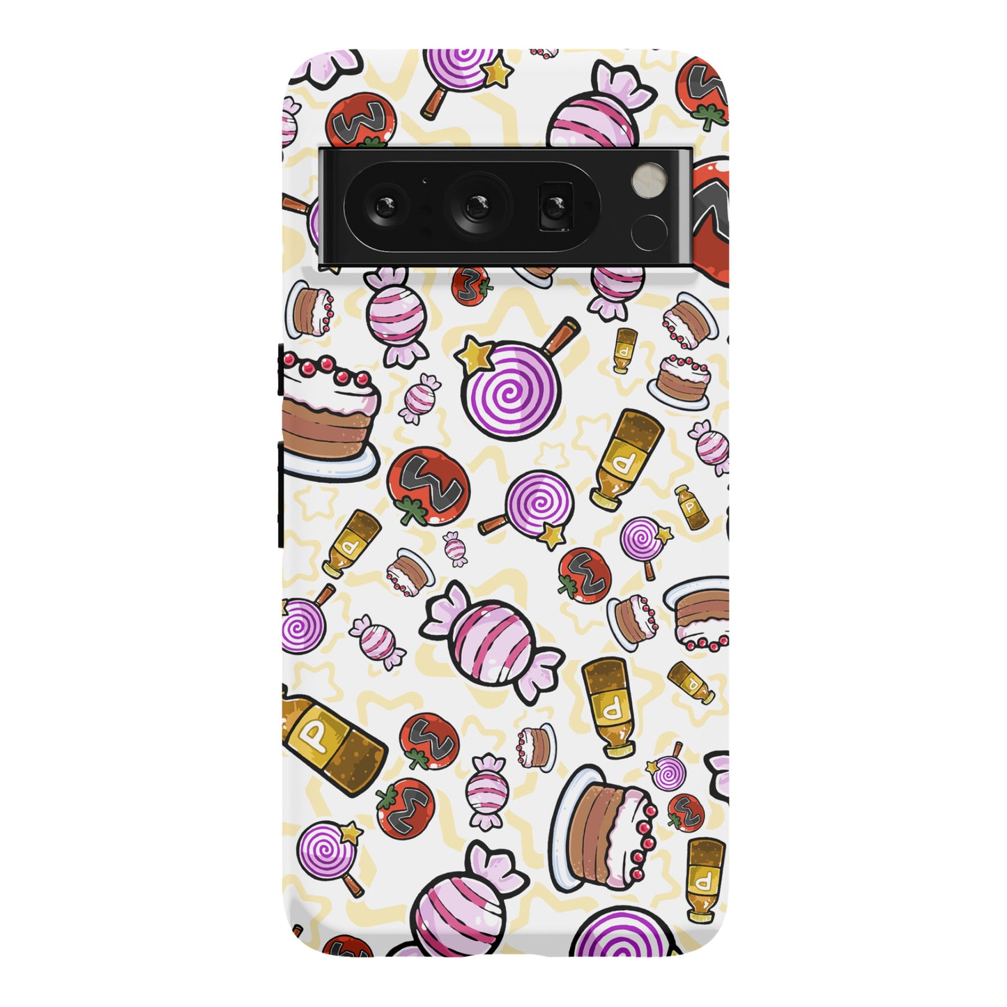 Kirby Munchies Pattern Phone Case