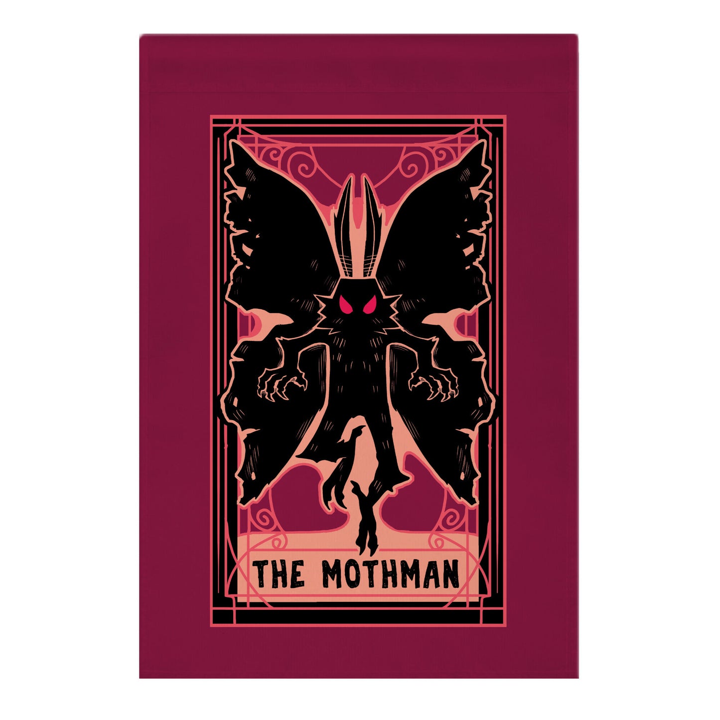 The Mothman Tarot Garden Flag