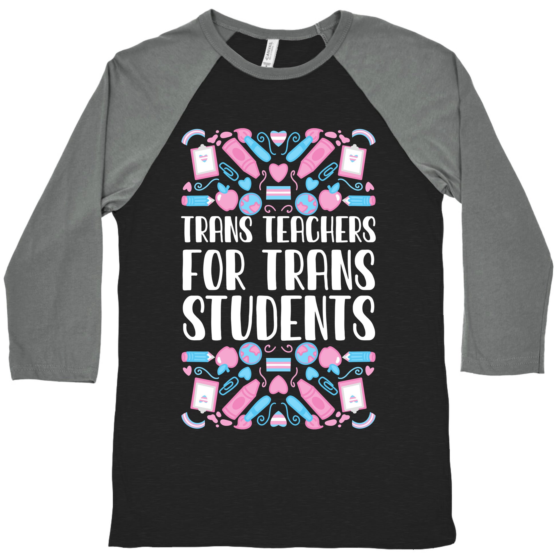 Trans Teachers For Trans Students Baseball Tee
