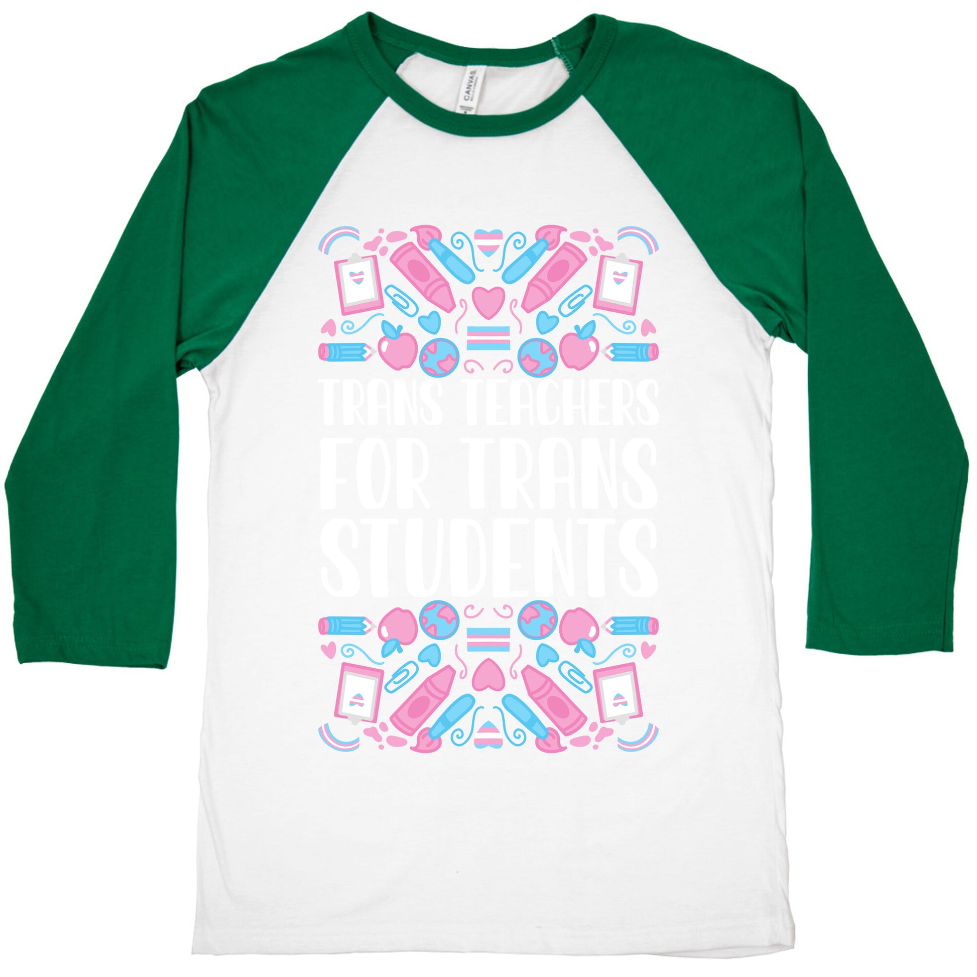 Trans Teachers For Trans Students Baseball Tee