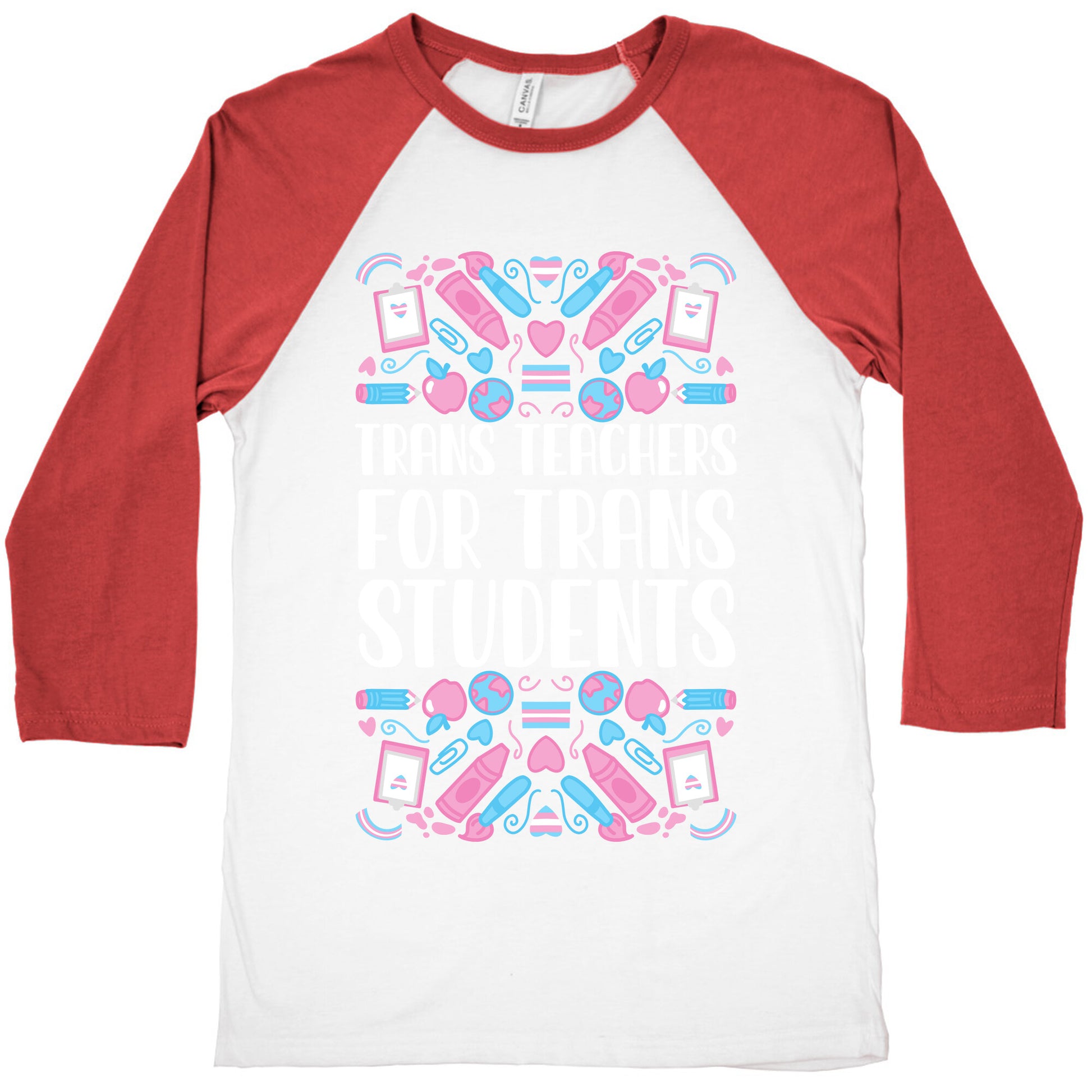 Trans Teachers For Trans Students Baseball Tee