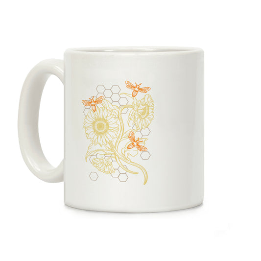 Honeybees & Sunflowers Coffee Mug