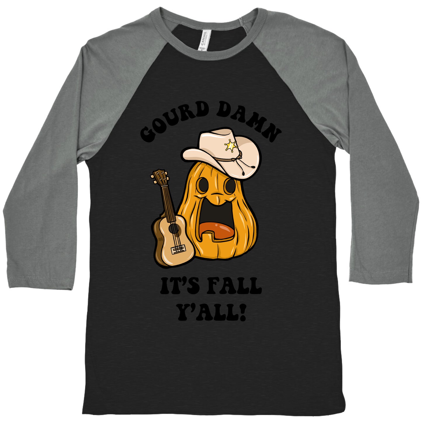 Gourd Damn It's Fall Y'all! Baseball Tee