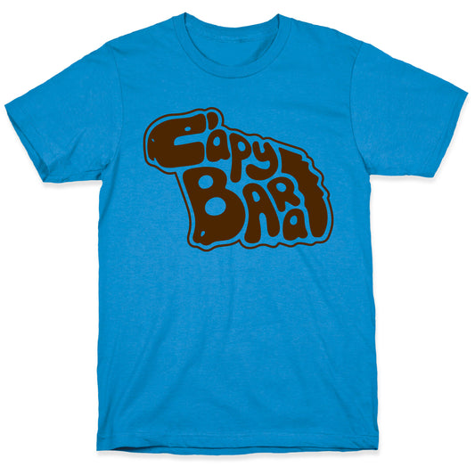 Capybara Font Illustration T-Shirt