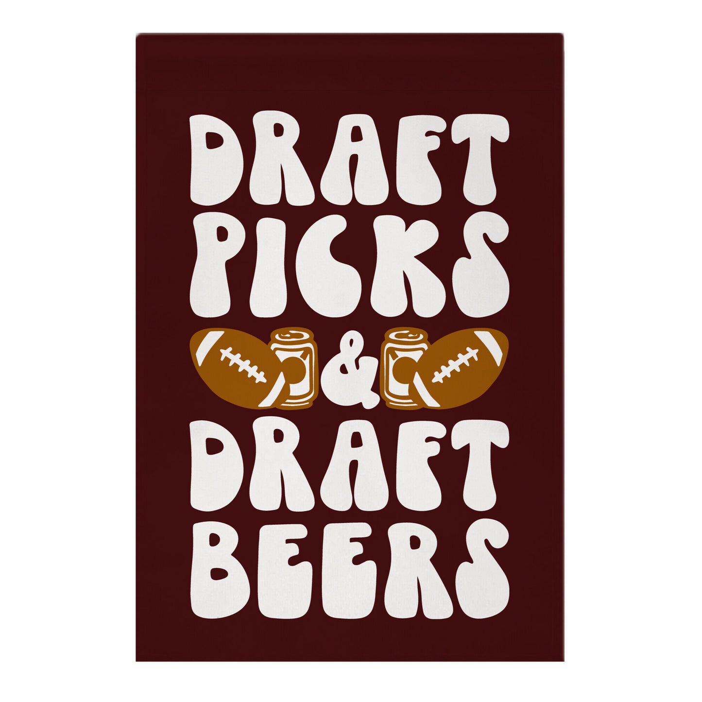Draft Picks & Draft Beers Garden Flag