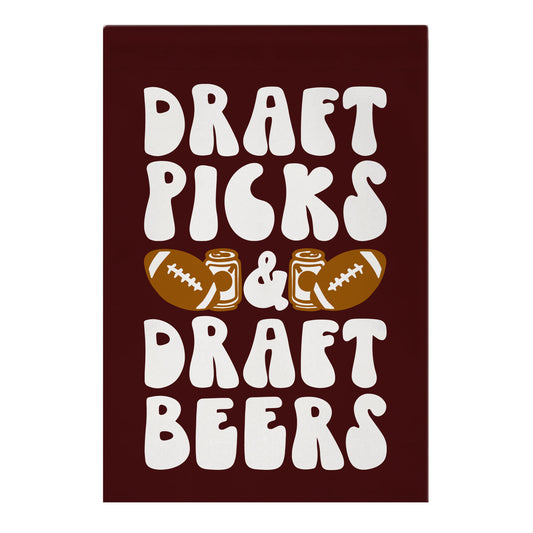Draft Picks & Draft Beers Garden Flag