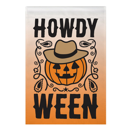 Howdyween Garden Flag
