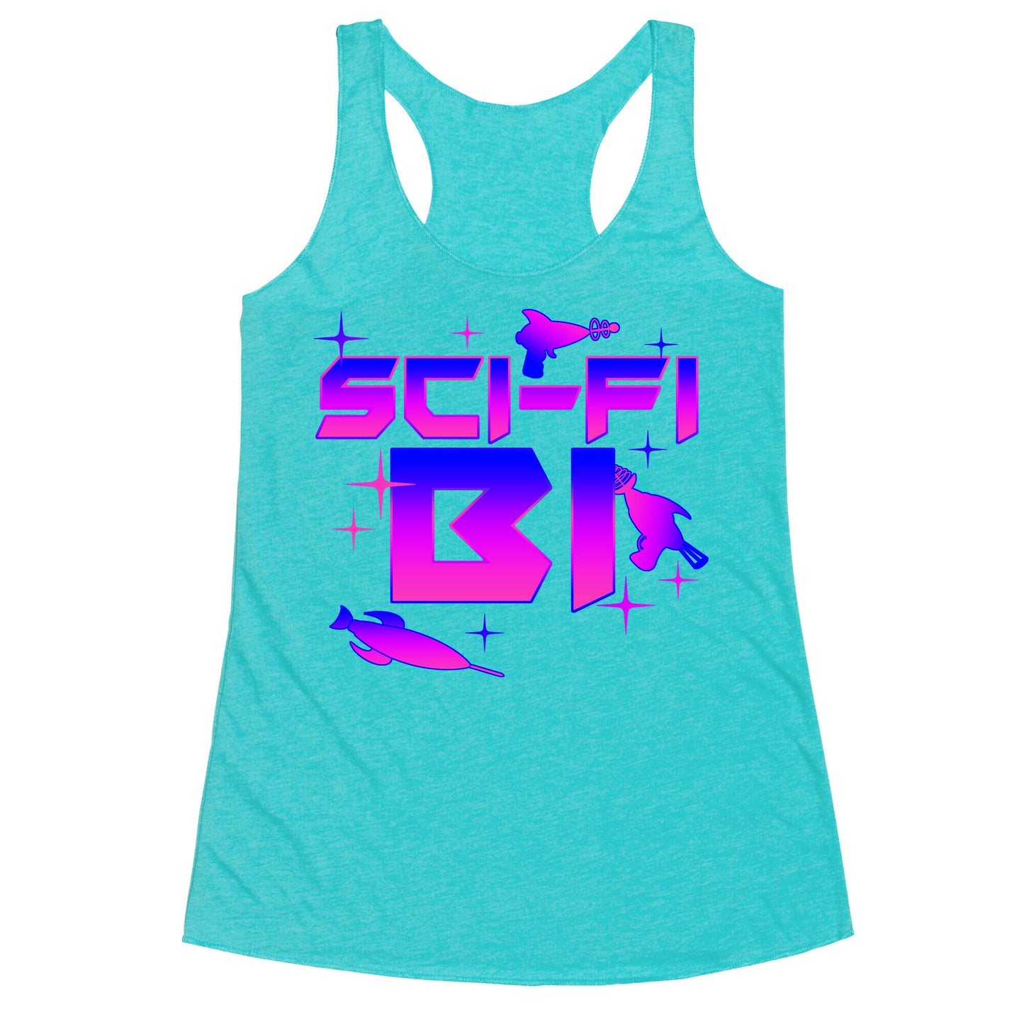 Sci-Fi Bi Racerback Tank