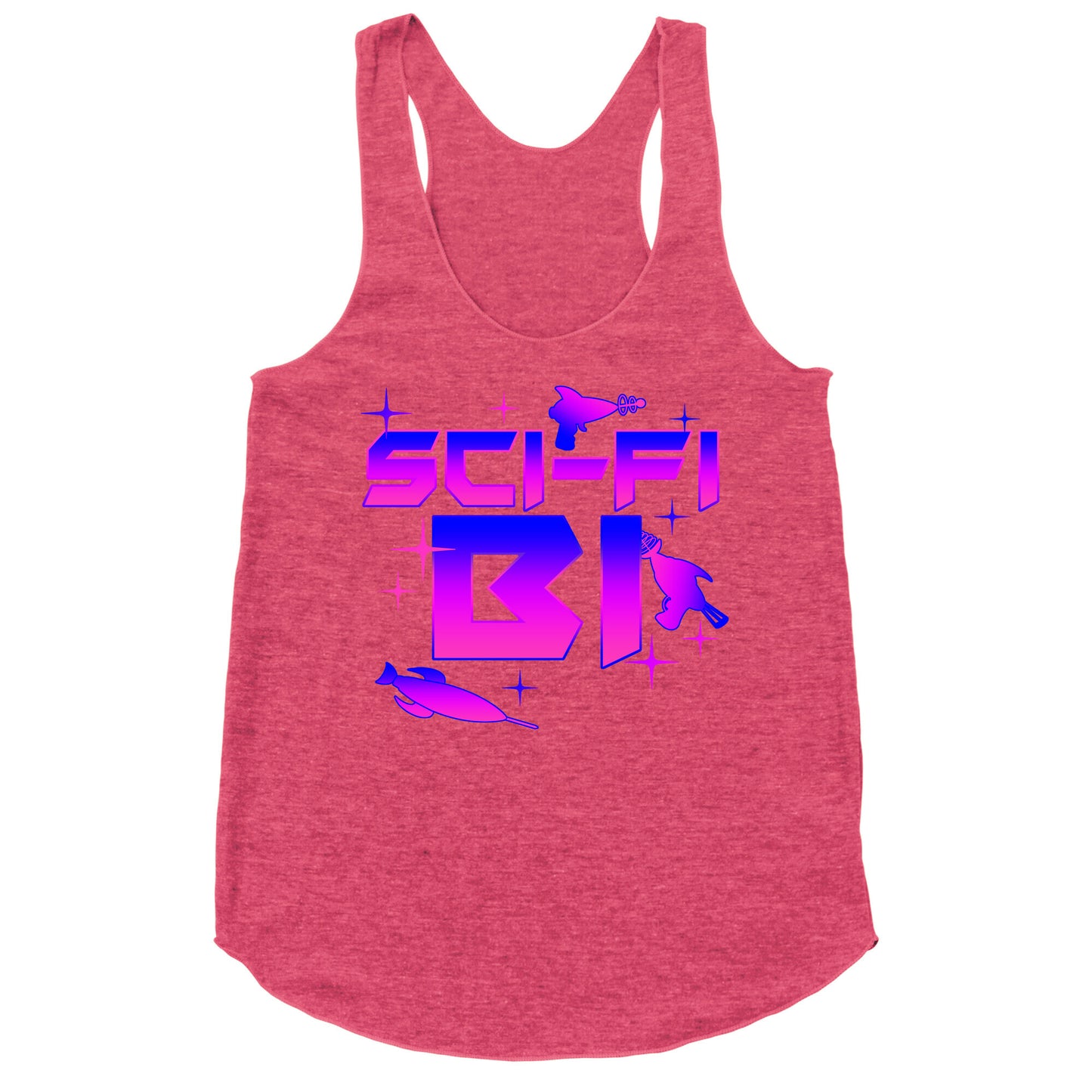 Sci-Fi Bi Racerback Tank