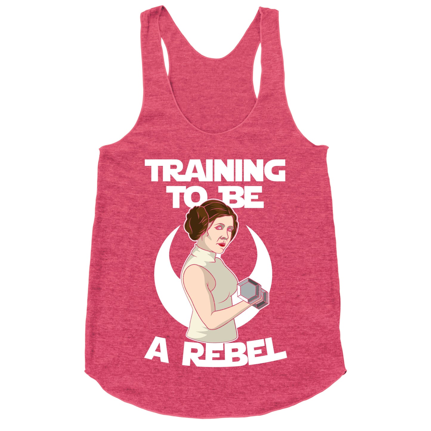 Training To Be A Rebel Racerback Tank