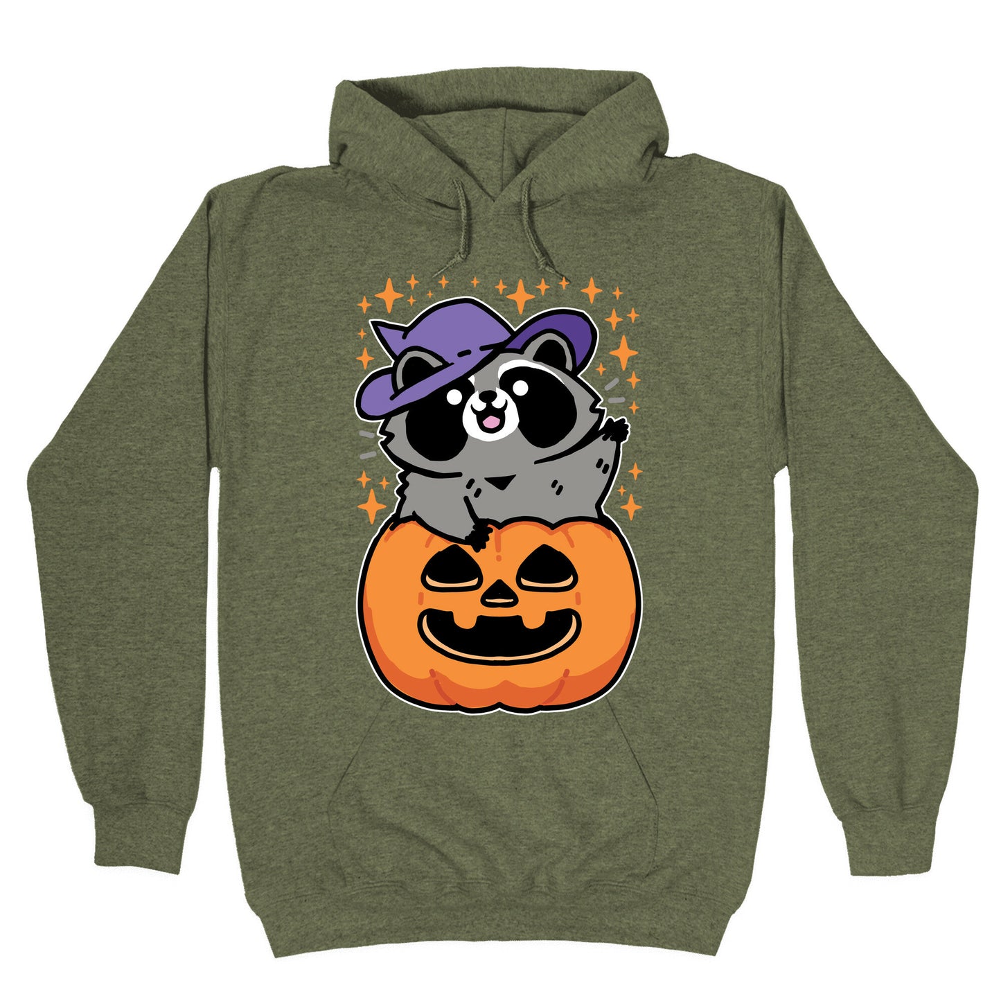 Cute Halloween Raccoon Hoodie