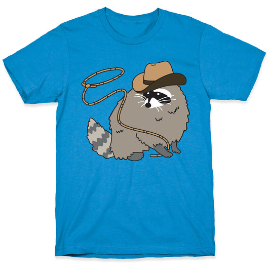 Cowboy Raccoon Lasso T-Shirt