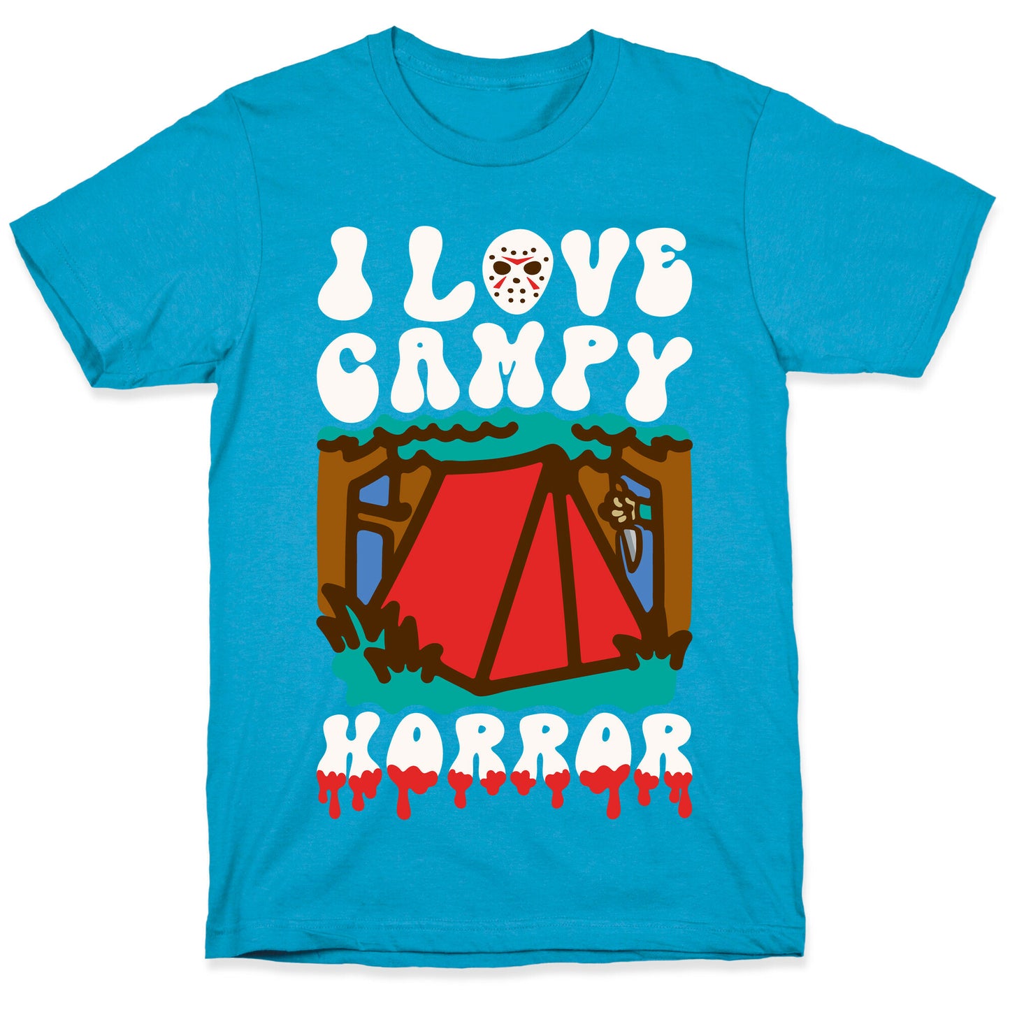 I Love Campy Horror Parody Unisex Triblend Tee