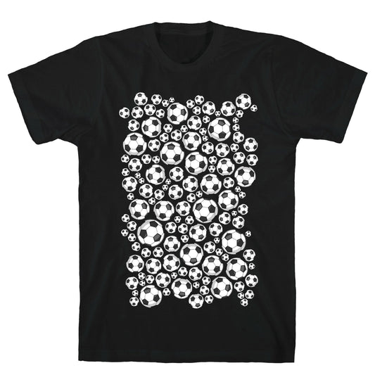 Soccer Balls Pattern T-Shirt
