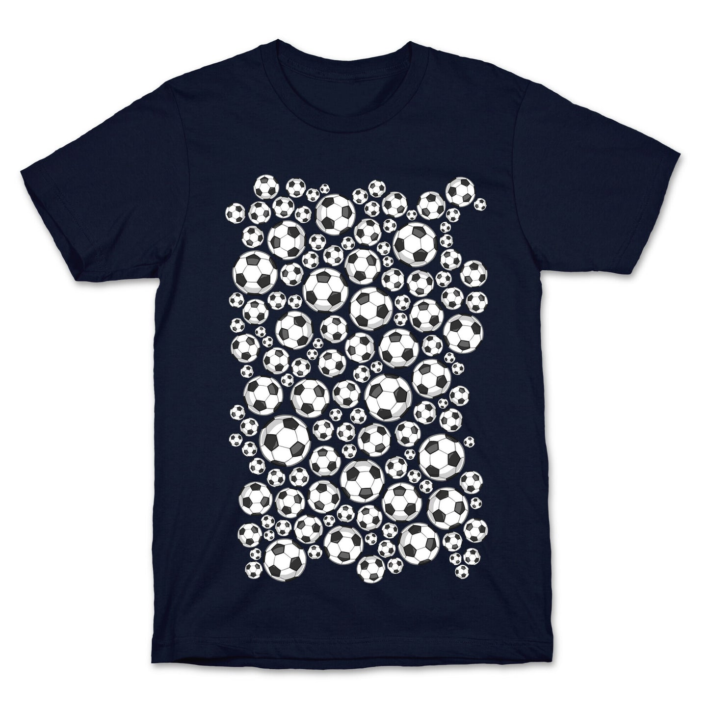 Soccer Balls Pattern T-Shirt