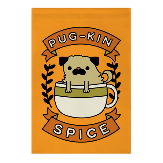 Pugkin Spice Garden Flag