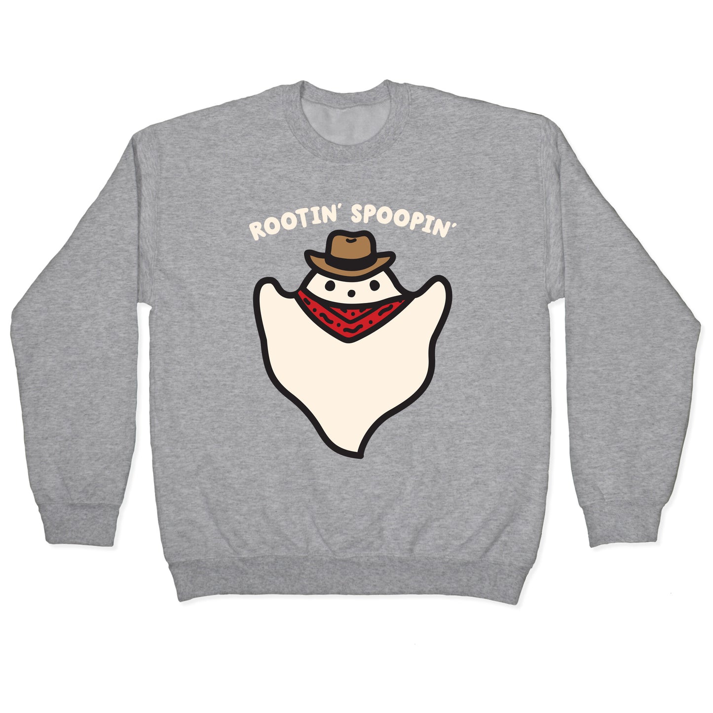 Rootin' Spoopin' Cowboy Ghost Crewneck Sweatshirt