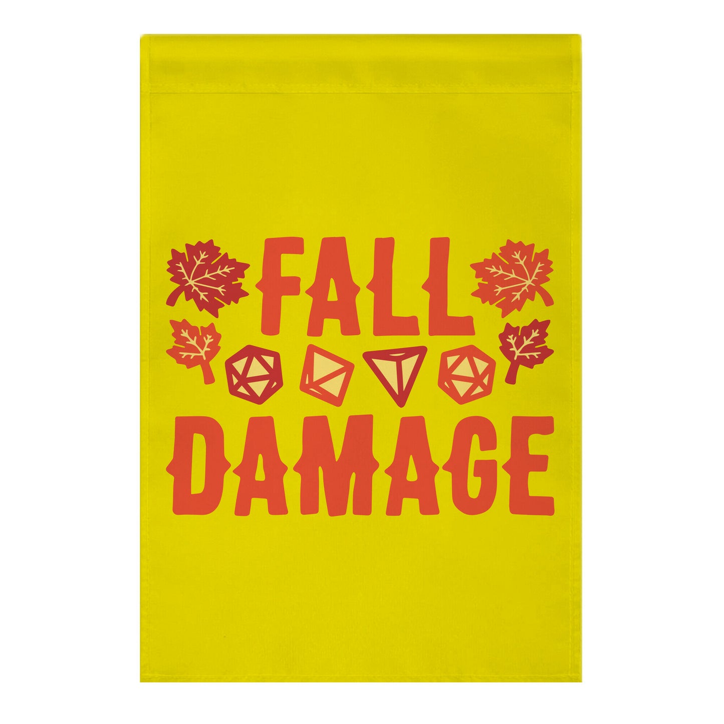 Fall Damage Garden Flag