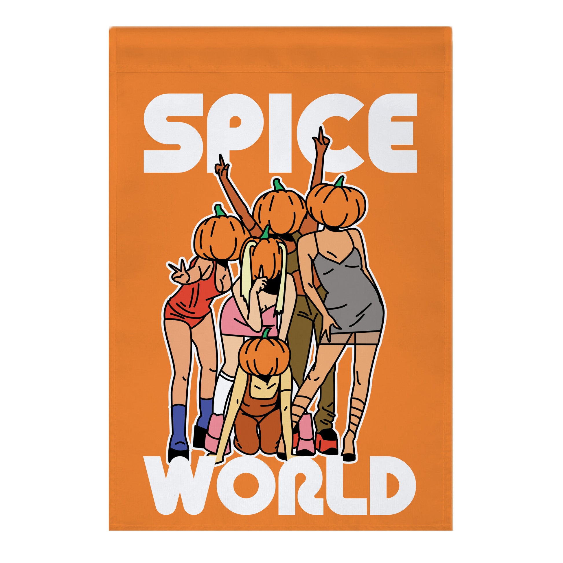 Spice World Pumpkin Spice Garden Flag
