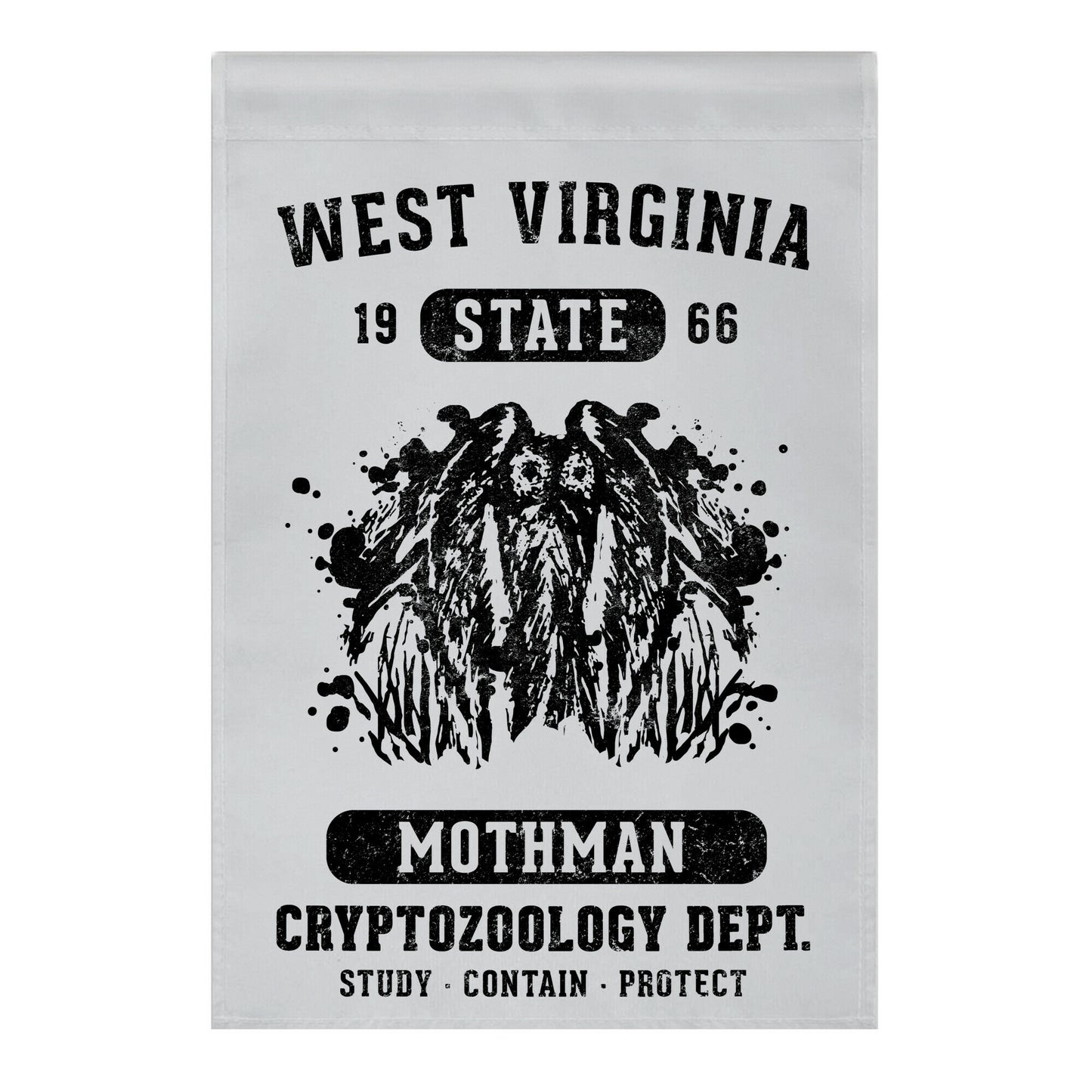 West Virginia Mothman Cryptozoology Garden Flag