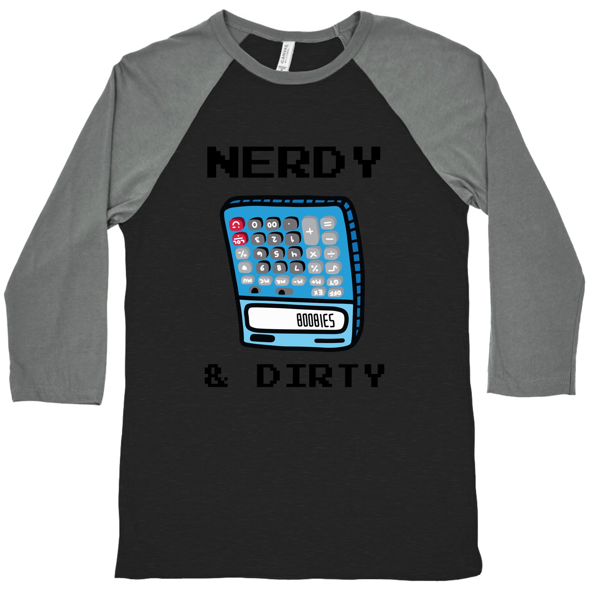 Nerdy & Dirty Baseball Tee