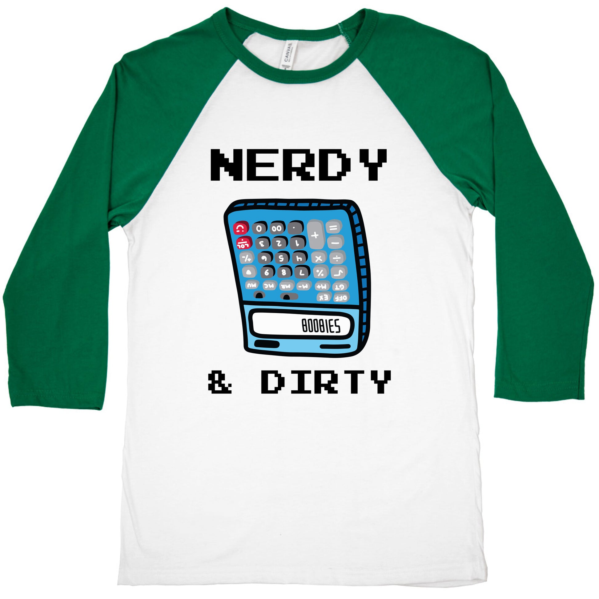 Nerdy & Dirty Baseball Tee