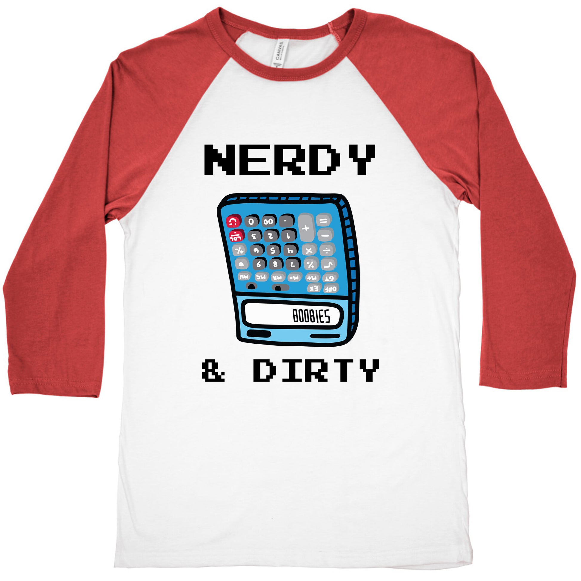 Nerdy & Dirty Baseball Tee