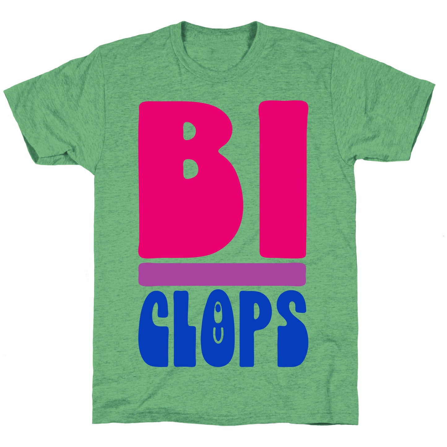 Bi-Clops Bisexual Cyclops Parody Unisex Triblend Tee