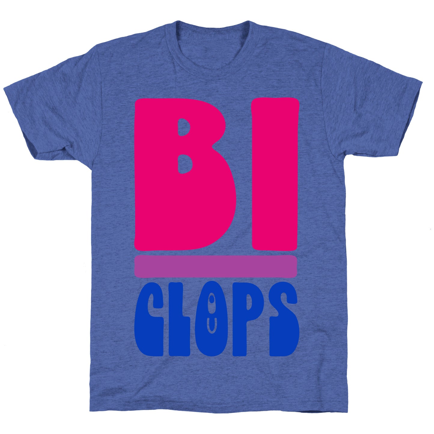 Bi-Clops Bisexual Cyclops Parody Unisex Triblend Tee