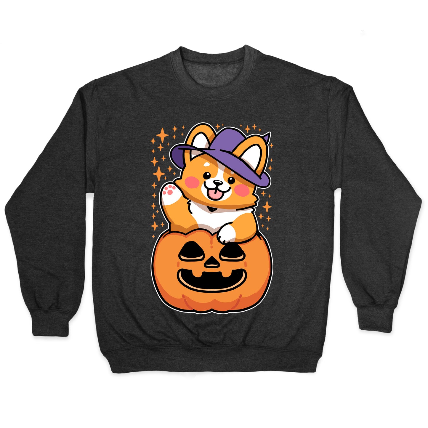 Cute Halloween Corgi Crewneck Sweatshirt