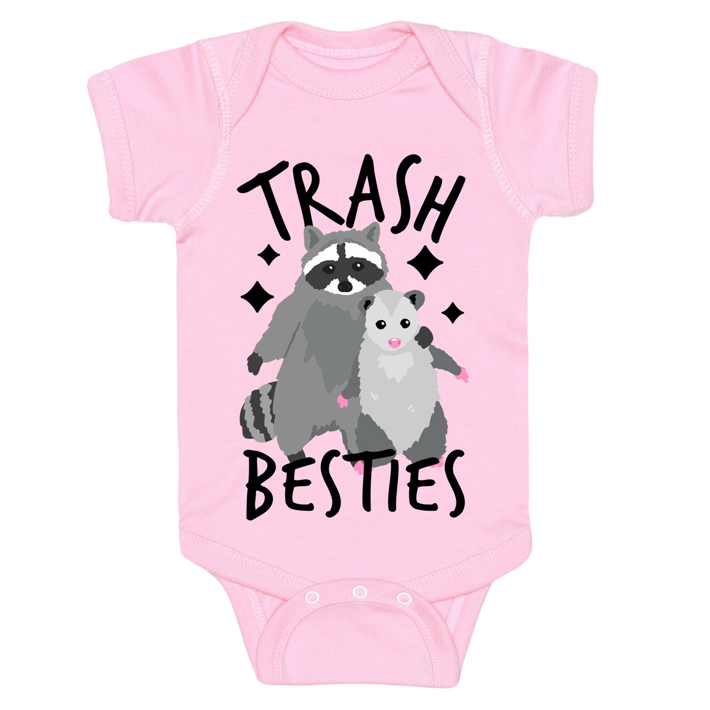 Trash Besties Baby One Piece