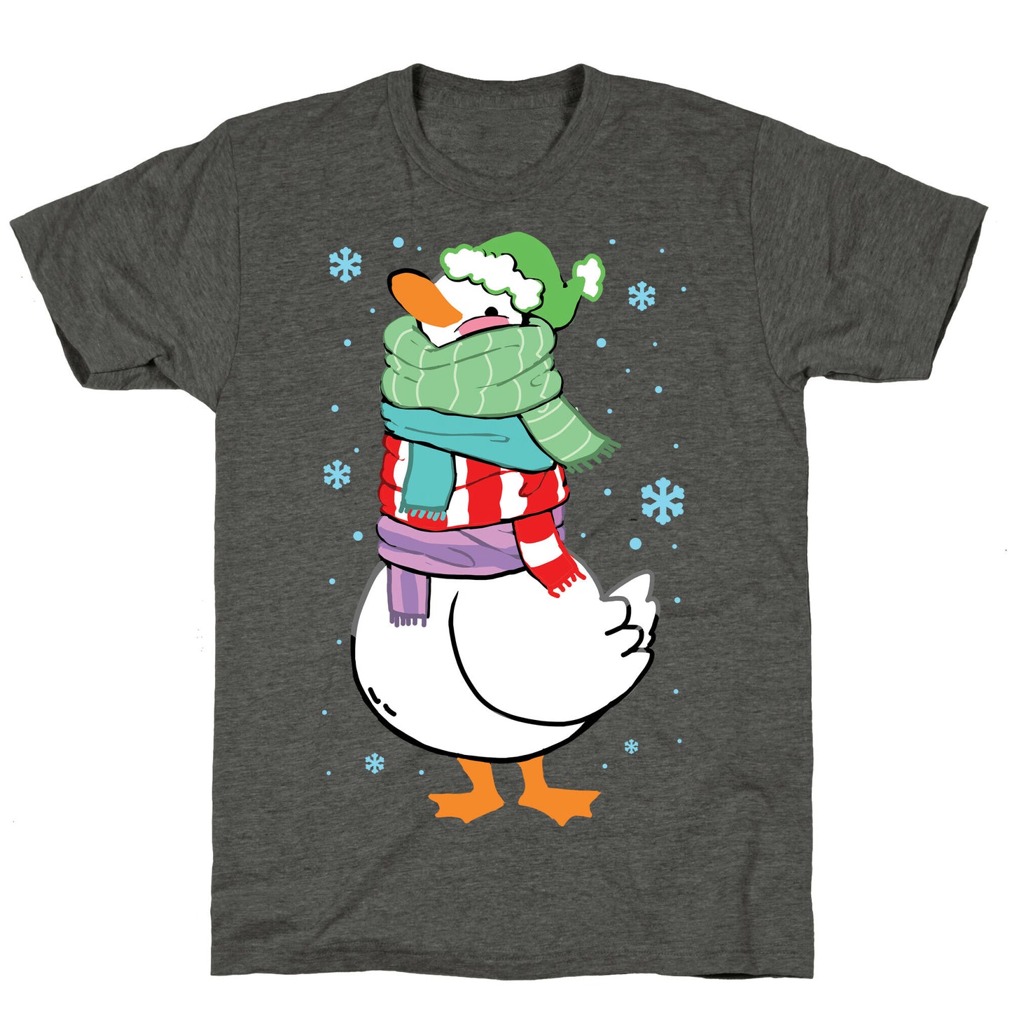 Scarf Duck Unisex Triblend Tee