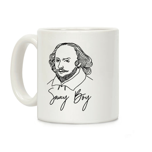 Saucy Boy William Shakespeare Coffee Mug