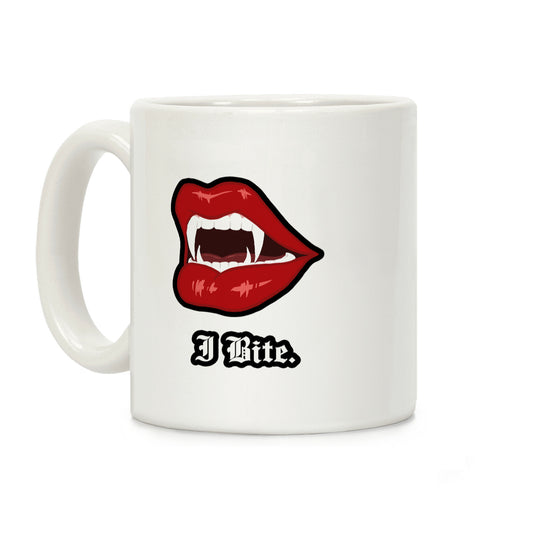 I Bite. Coffee Mug