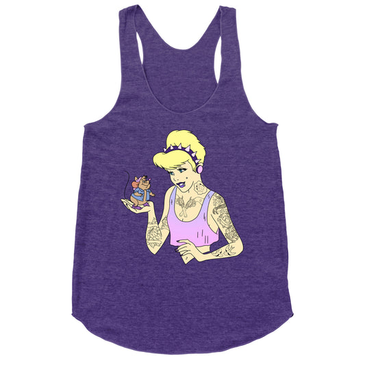 Pastel Goth Cinderella Racerback Tank