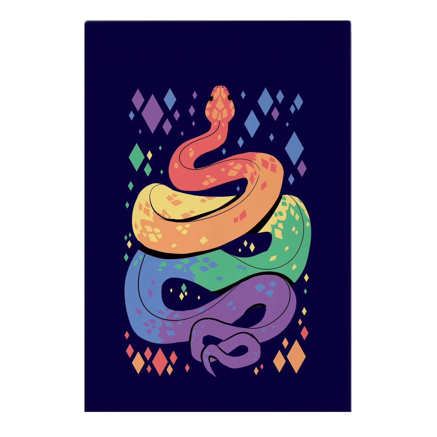 Pride Snakes: Gay Garden Flag