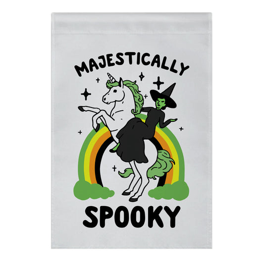 Majestically Spooky Garden Flag