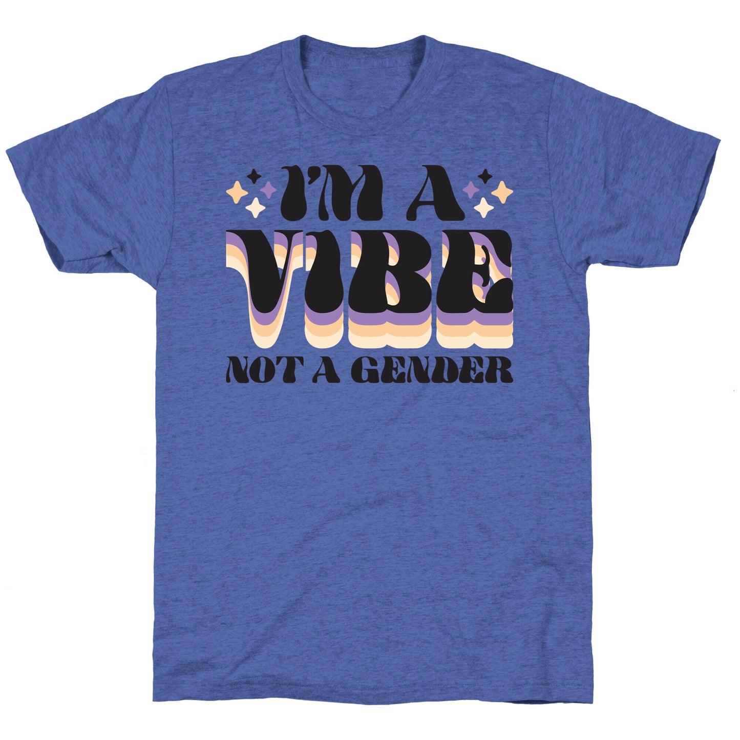 I'm A Vibe Not A Gender Non-Binary Unisex Triblend Tee
