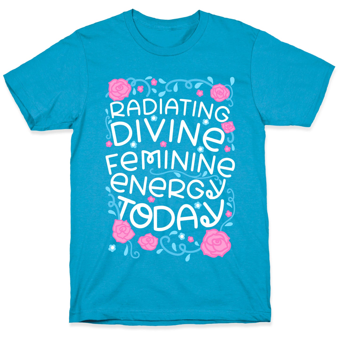 Radiating Divine Feminine Energy Today Unisex Triblend Tee