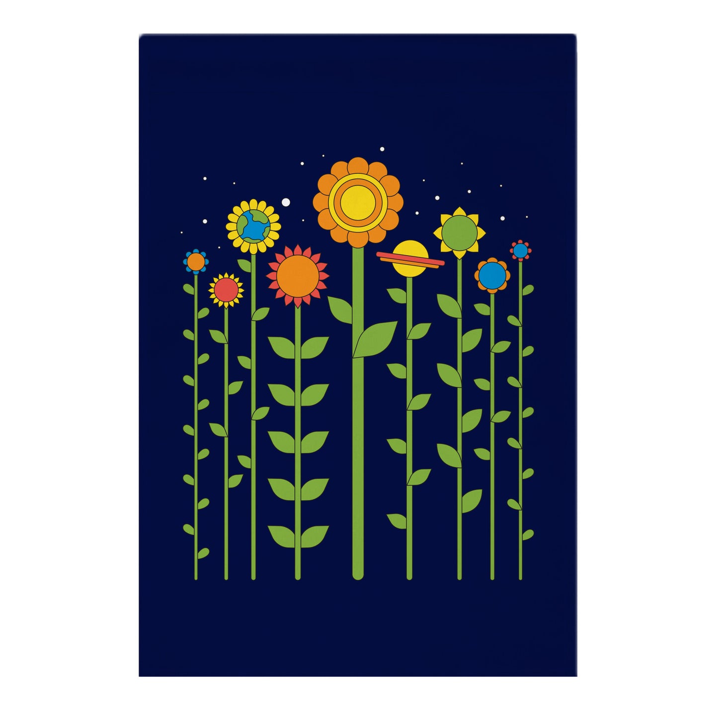 Plant Planets Garden Flag