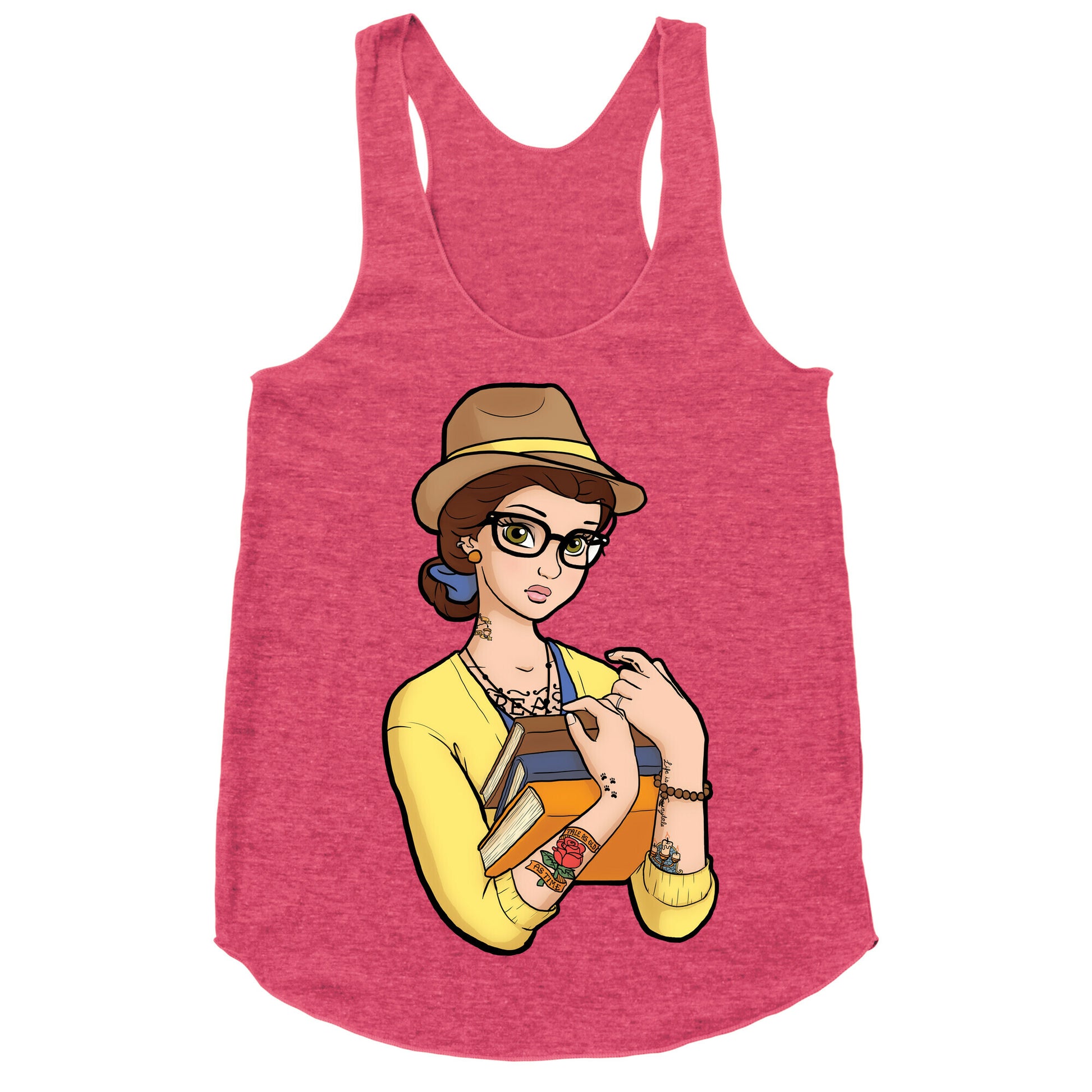 Hipster Belle Racerback Tank