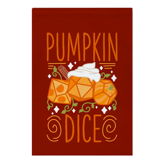 Pumpkin Dice Garden Flag